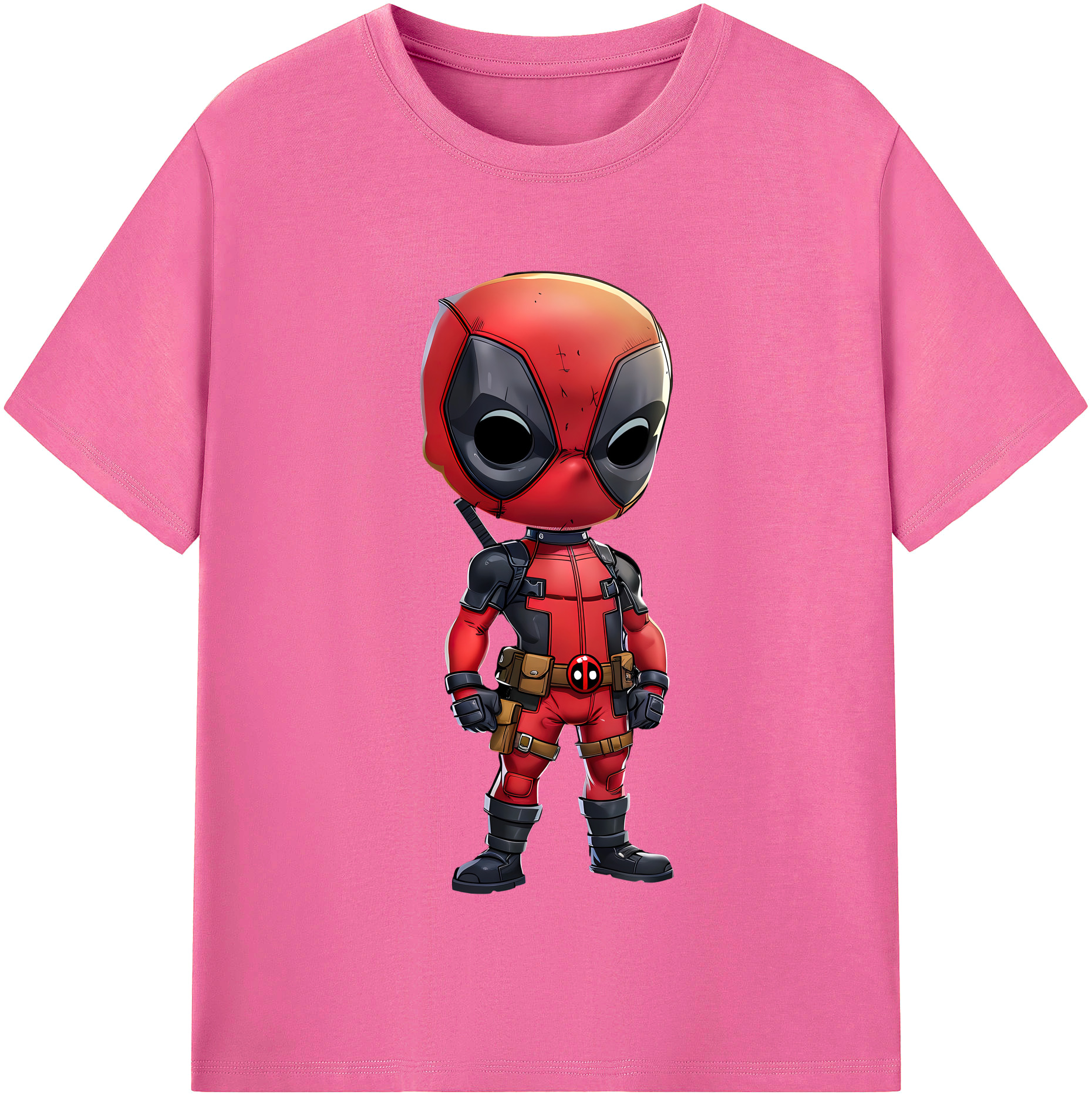 （画像用） Deadpool デッドプール レディースカジュアルプリントTシャツ（綿100％）